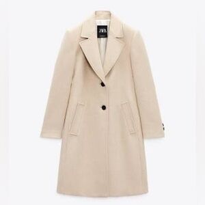 Zara Cream Trench Coat